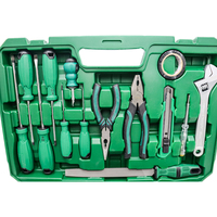 Kit d'outils à main complet 96 pièces OEM pour mécanicien : cliquet, douilles, tournevis, pinces, clés, coupe-câbles, boîte à outils pour réparation automobile