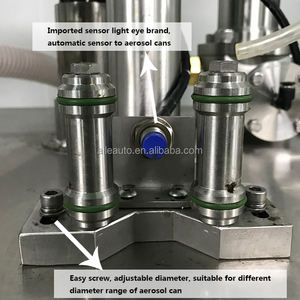 반자동 에어로졸 충전기 BOV 캔용 오일 액체 스테인리스 스틸 304/316 저소음 소형 화장품 장비 - Product Image 3