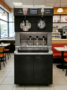 Macchina per Gelato Soft Industriale, Produttore di Softy 50/60Hz a Risparmio Energetico per Negozi di Yogurt Gelato - Product Image 5