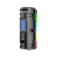 Haut-parleur Portable pour l'extérieur, système Dj, caisson de basses, boîte de son avec lumière Led