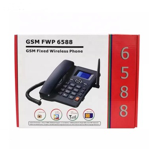 โทรศัพท์ไร้สายแบบตั้งโต๊ะ GSM รุ่น ETS-6588 รองรับซิมคู่ พร้อมช่องใส่ซิมการ์ด 2 ช่อง - Product Image 4