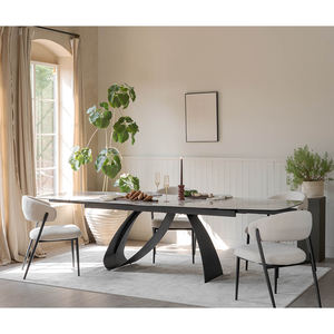 Sıcak Satış Yemek Masası Sinterlenmiş Taş Masa Üstü Daha Ucuz Modern Ev Mobilyası Uzatılabilir Yemek Masası Takımları - Product Image 2