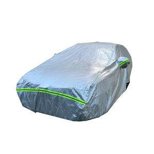 Cubierta de coche Oxford plateada Universal para las cuatro estaciones, función impermeable de refrigeración y aislamiento para exteriores - Product Image 5