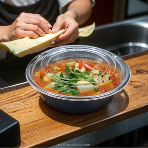 Sản xuất 27oz dùng một lần nhựa Hộp Ăn Trưa Trắng microwavable để đi hộp BPA free Leak-proof Deli <span class=keywords><strong>Container</strong></span> có nắp đậy - Product Image 4