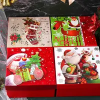 KinSun कस्टम लोगो क्रिसमस डिजाइन उपहार बॉक्स उच्च गुणवत्ता लक्जरी क्रिसमस उपहार बॉक्स नई फैशन क्रिसमस पैकेजिंग उपहार बॉक्स