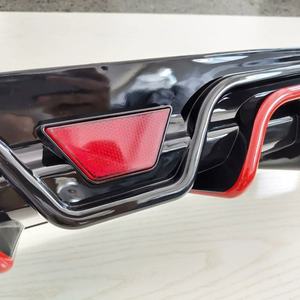 Pare-chocs Welta ABS+PP avec attelage de remorquage et diffuseur arrière pour 10e génération (2016-2019) – Accessoires de carrosserie automobile - Product Image 4