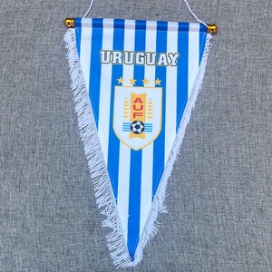 Bandera con el Escudo y Nombre de la Selección de Fútbol de Francia, Canadá, Alemania, Estados Unidos, Brasil, Argentina, con Borde Deshilachado - Product Image 4