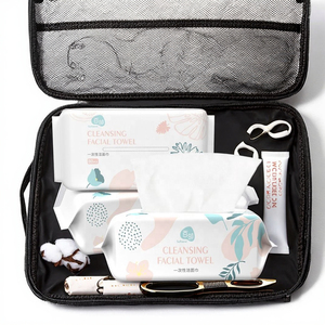 Toalla Facial personalizada para la cara, toallitas higiénicas desechables, en seco y húmedo, 100% algodón - Product Image 2