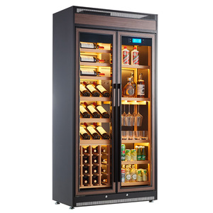 Cave à vin rouge conçue pour les salles à cigares et les caves, réfrigérateur vertical professionnel Hy-380f, unité de refroidissement pour cave à vin Tresanti - Product Image 1