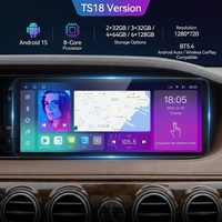 Reproductor de DVD para Auto de 12.3 Pulgadas, Radio Android con Pantalla Táctil, Navegación GPS, Carplay para Benz GLE 2015-2019