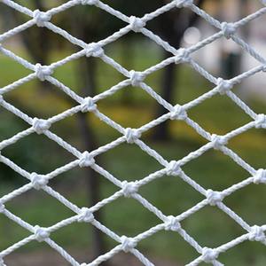 Filet de sécurité plat blanc Conteneur Anti-chute Chantier de construction Échafaudage Isolation ignifuge <span class=keywords><strong>Balcon</strong></span> Polyester HDPE - Product Image 1