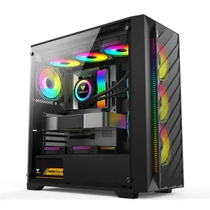 ordenadores de escritorio sobremesa pc case juego de torres y carcasas de ordenador cabine de cpu gaming computer casing