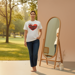 Camiseta de Empoderamiento: Define tus Límites, Abraza Tu Propia Piel, Prioriza Tú, Tú Mismo y Diseño de Corazón - Product Image 3