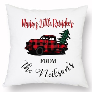 Sarung Bantal Rajut Modern Motif Kartun Natal Ramah Lingkungan Bahan Linen dengan Ritsleting Dekorasi Rumah Selamat Tahun Baru - Product Image 5