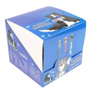 O & Q menyesuaikan Logo pulpen Gel dapat dihapus anjing lucu kartun gaya HEWAN Biru kantor sekolah menggunakan pabrik langsung alat tulis grosir - Product Image 6