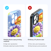 Imprimante par sublimation pour coque de téléphone 3D pour tout téléphone portable Machine de transfert thermique pour coque de téléphone DIY