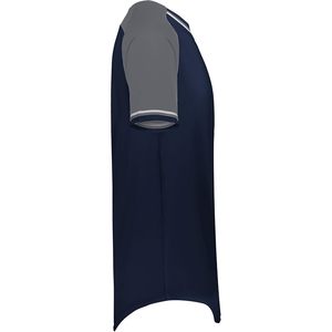 เสื้อกีฬาเบสบอลคอวีคลาสสิกของผู้ชายกีฬาออกแบบได้ตามต้องการสไตล์วินเทจ Dri-Power ความชื้น-wicking ซอฟต์บอลสวมทอร์โตชื่อทีม - Product Image 4