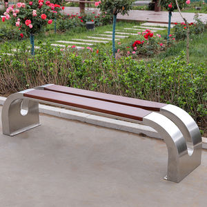 مقعد حديث من الفولاذ المقاوم للصدأ للاستخدام الداخلي/الخارجي - مقاوم للماء ومتين للصالات الرياضية والمستشفيات والحدائق ومراكز التسوق - Product Image 5