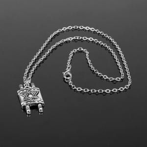 वाइकिंग जूदाईका लटकन Sefer तोरा स्क्रॉल हिब्रू यहूदी जातीय हार गहने - Product Image 2