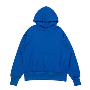 High Quality Cotton Unisex Winter Knitted Embroidered Sweatshirt Brand Logo Custom Solid Color <strong>Oodie</strong> Regular Fit Pull Hoodie - Product Image 1