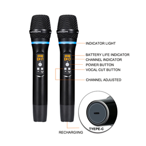 Micrófono Inalámbrico DSP Nuevo al por Mayor para Karaoke con Control de Agudos, Graves y Reverberación BT, con Efector Integrado para Cantar - Product Image 6