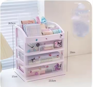 कस्टम आयताकार कॉस्मेटिक भंडारण बॉक्स धूल-प्रूफ पारदर्शी प्रदर्शन दराज भंडारण बॉक्स - Product Image 6