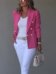 Cappotto da Donna alla Moda, Slim Fit, per il Lavoro, Elegante e Casual di Alta Qualità - Product Image 2