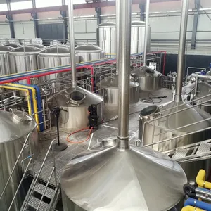 Three vessels 2000l brewhouse 20bbl beer brewing equipment German standard brewery