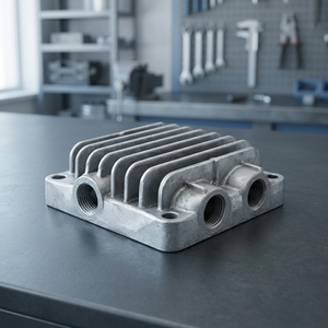 Disipador de Calor de Aluminio Fundido a Presión con Superficie Granallada, Tamaño Personalizado, de Gujarat - Product Image 3