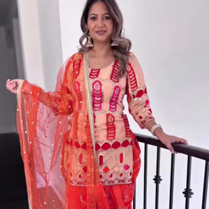 knee length dresses for ladies Punjabi Dress