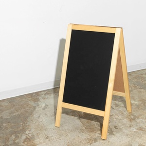 กระดานไม้เป็นกรอบพร้อมยางลบชอล์ก40x20นิ้วกระดานแม่เหล็กสำหรับวางบนทางเท้าสำหรับธุรกิจร้านอาหาร - Product Image 5