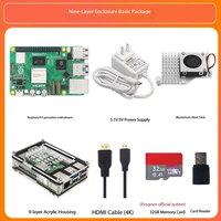 Nouveau Raspberry Pi 5 Modèle B avec 4 Go/8 Go de RAM, Wi-Fi double bande, prise en charge PoE - Options en bundle