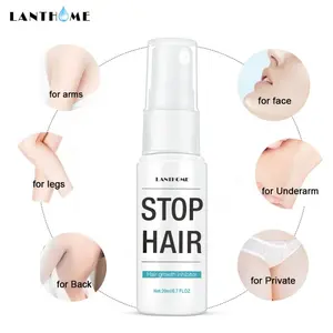 Permanen Hair Removal Inhibitor Spray Essence Tanpa Rasa Sakit Jenggot Kaki Ketiak Halus Perbaikan Kulit Wajah Rambut Kemaluan Berhenti Pertumbuhan Semprot