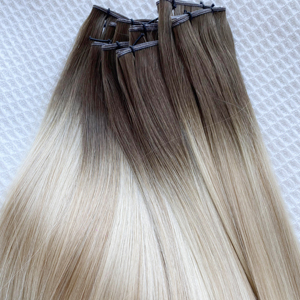 Extensioni <span class=keywords><strong>per</strong></span> <span class=keywords><strong>Capelli</strong></span> 2026 di Alta Qualità, Sottili e Attillate, 100% <span class=keywords><strong>Capelli</strong></span> Umani Europei Genius Weft - Product Image 1