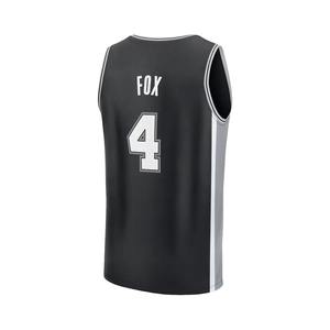 Maillot de basket-ball personnalisable pour enfants Ensembles réversibles respirants Noir Gris Impression sublimée double face pour les sports d'été - Product Image 6