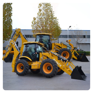 Runtx nouvelle conception 2.5 tonnes 4x4 388 b pelleteuse chargeuse avec godet plus grand - Product Image 3