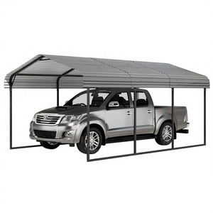 Abri de voiture en métal SOLIGEL 10' x 15' robuste, toit galvanisé, structure en acier thermolaqué, pour voitures, bateaux, SUV, véhicules agricoles - Product Image 1