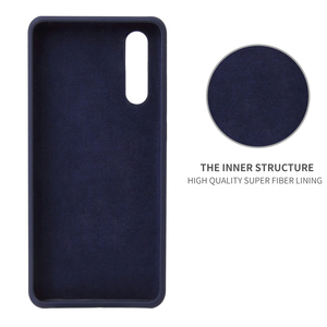 Nouvelle conception personnalisée de style luxueux, antichoc, étanche pour étui P30 <span class=keywords><strong>P30pro</strong></span>, silicone liquide + PC + microfibre, 15 couleurs - Product Image 3