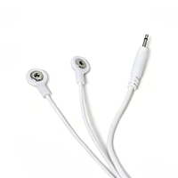 Goochain Universal-Anschlusskabel 2,5mm Verzinnter Kupferleiter PVC-Isolierung Audio Gerader Steckverbinder SR 2,5mm Buchsen-Schnappkabel