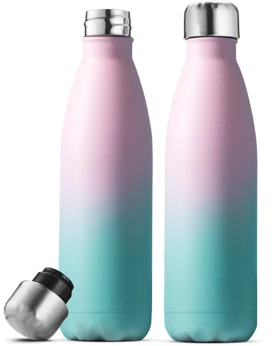 Botol Air Terisolasi 17Oz Stainless Steel Botol Air Dinding Ganda Vakum Botol Air Dapat Digunakan Kembali