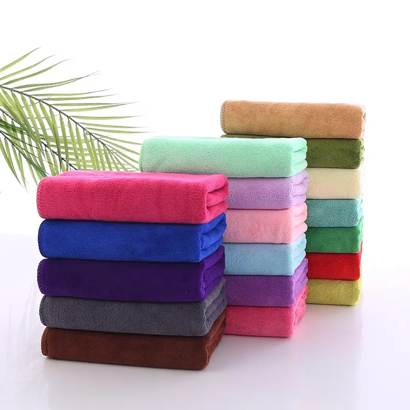 High quality microfiber towel is soft and non irritating logo can be added microfiber towel