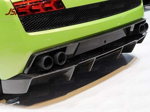 Diffuseur de pare-chocs arrière en fibre de carbone de style SUPERLEGGERA pour LAMBO <span class=keywords><strong>GALLARDO</strong></span> LP550 LP560 LP570 2008-2014 - Product Image 3