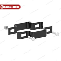 Malla de Alambre Soldada Galvanizada Negra de 6 Pies para Jardines, Carreteras, Fábricas, Edificios y Cercas, con Modelado 3D Natural y Resistente a la Corrosión