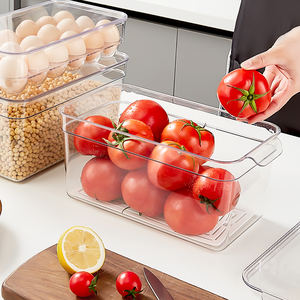 Keep Your <b>Kitchen</b> <b>Tidy</b> with Transparent Refrigerator Storage Organizers - Product Image 5