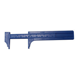 Taşınabilir hafif plastik sürmeli kumpas 0-80mm takı inciler boncuk çapı ölçme boyutlandırma aracı ölçer - Product Image 6