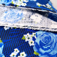 Großhandel Wolle Flanell Stoff Baumwolle Druck Afrikanisches Kleid Ankara Afrikanische Kleidung für Frauen