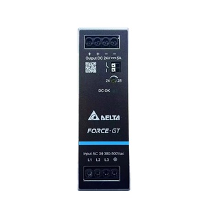 เดลต้า DRF-24V120W3GBA ฟอร์ซ-จีที พาวเวอร์ซัพพลาย - 24V, 5A, 120W, ราง DIN 3 เฟส - Product Image 1