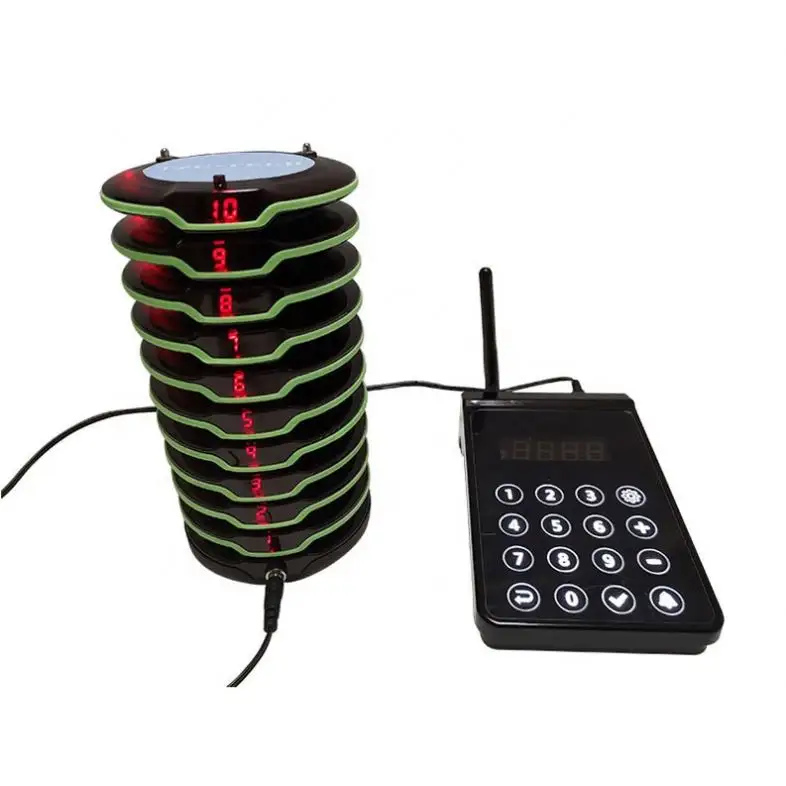 Moderate Price High Quality Most Popular Call Service Pager Wireless Waiter System