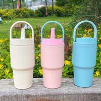 Botella de Agua Deportiva de 30 Oz con Asa de Transporte, Libre de BPA, Ecológica, Resistente, Apta para Lavavajillas, Antiderrames