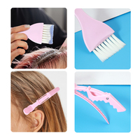 Wanmei OEM/ODM Outils de coloration capillaire pour salon, Ensemble brosse et bol pour teinture, Cuillère mélangeuse et pinces pour coiffure